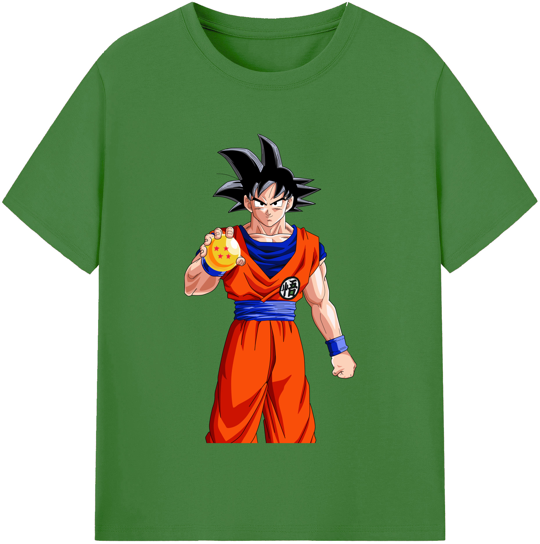 （画像用） ドラゴンボール 孫悟空（そん ごくう）Son Goku カカロット DRAGON BALL Kakarotto レディースカジュアルプリントTシャツ（綿100％）